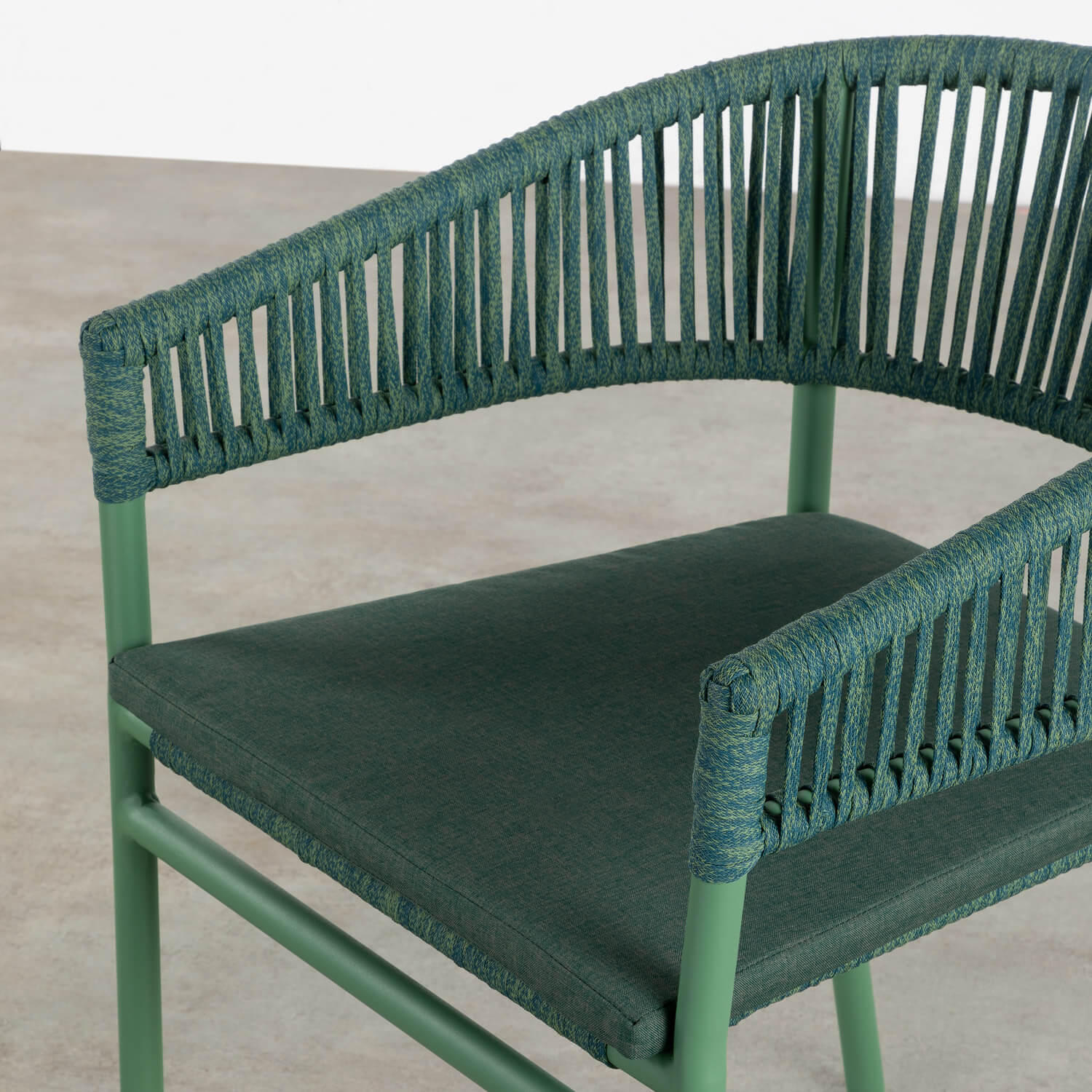 Set de Mesa Extensible Paradise y 4 Sillas con Reposabrazos de Aluminio Keila, imagen de galería 1878197