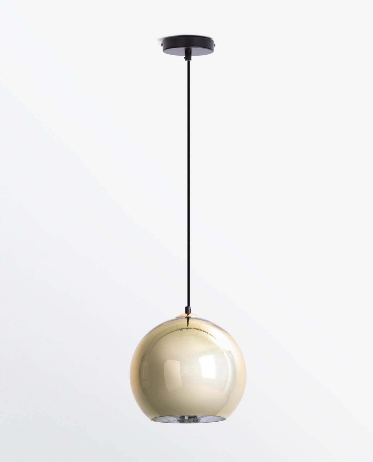 Lámpara de Techo de Cristal Cobre 25, imagen de galería 1
