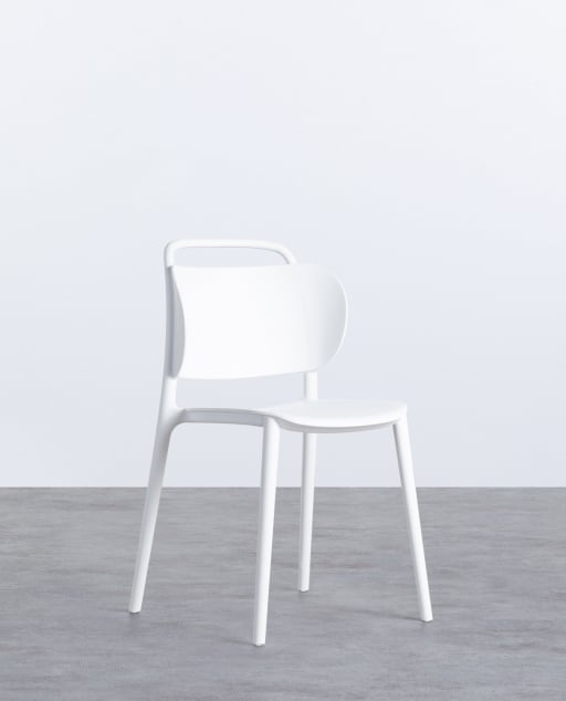 Silla de Exterior en Polipropileno Kole - Blanco Polar