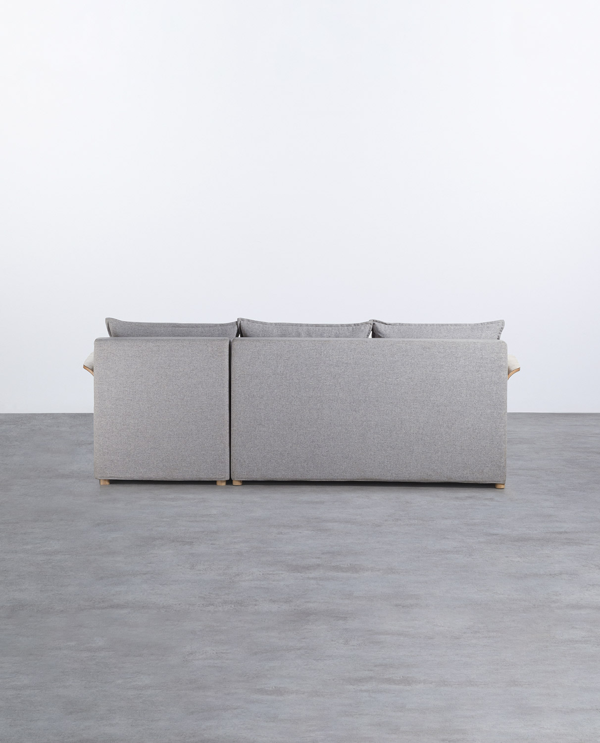 Sofá Cama Chaise Longue Derecha 3 Plazas en Tela Nato