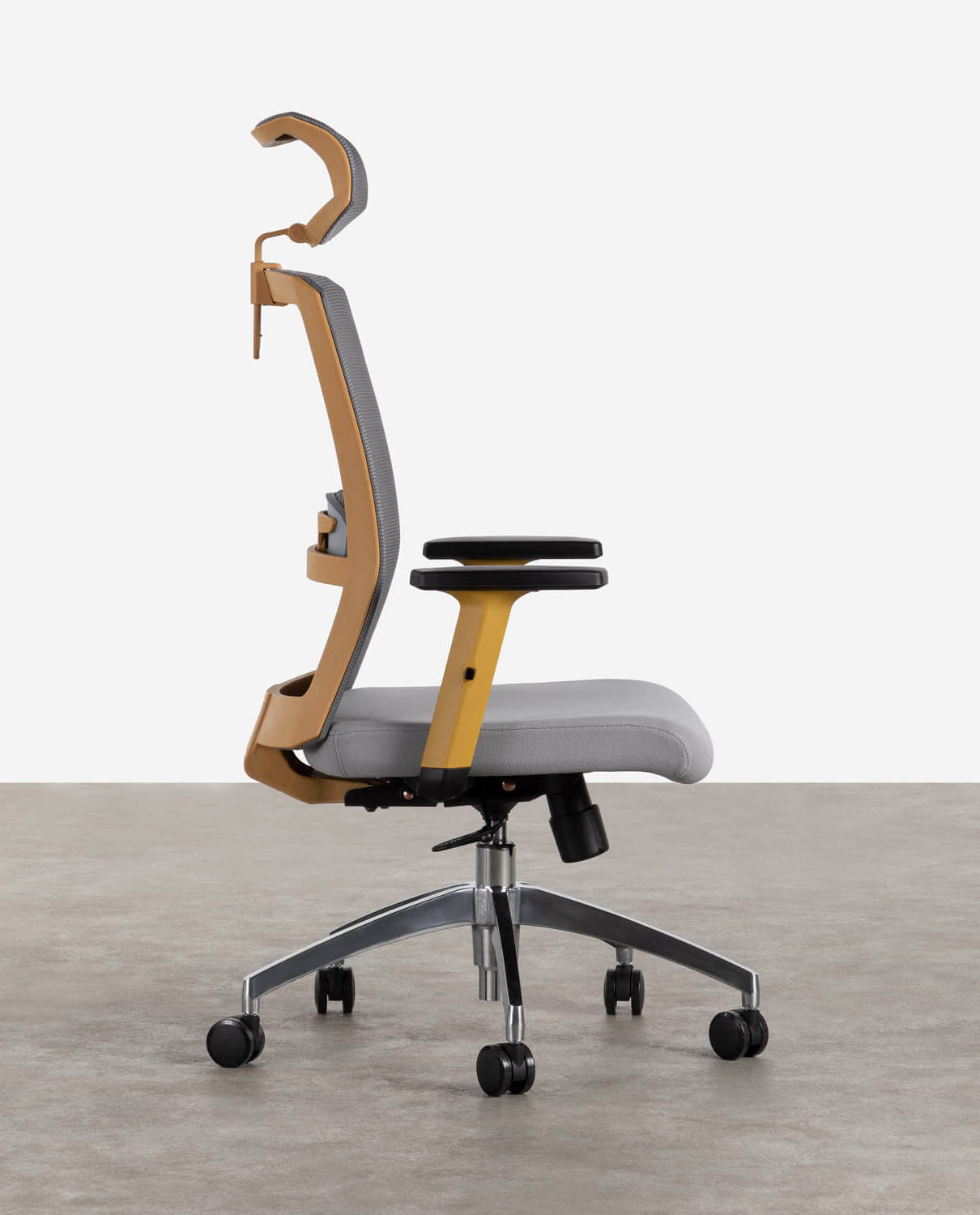 Silla de Oficina Ergonómica y Reposacabezas Rancel 