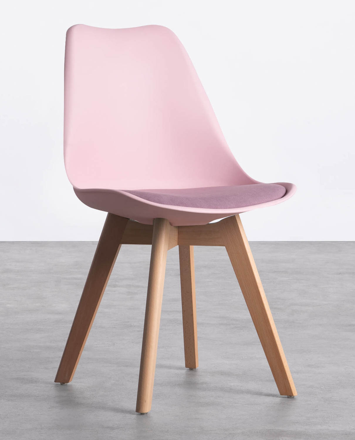 Silla de Comedor Tapizada y de Polipropileno Fine Freya Fabric, imagen de galería 1