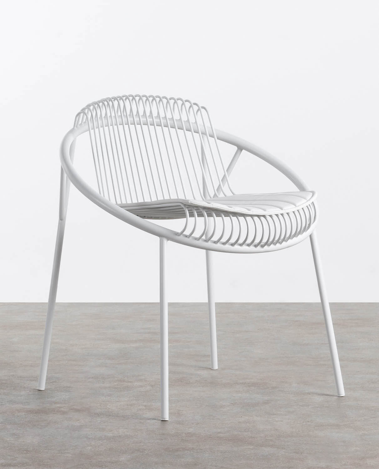 Silla de Comedor de Metal Nis, imagen de galería 1