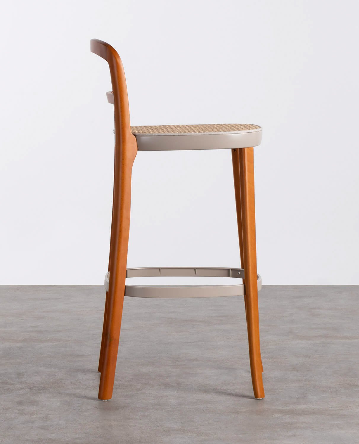 Taburete Alto de Madera y Metal Koli (76,5 cm), imagen de galería 2