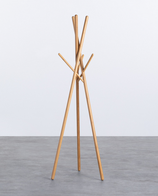 Perchero de Pie de Bambú (174 cm) Piy