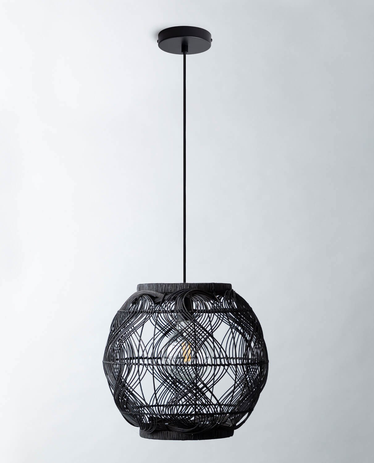 Lámpara de Techo de Ratán Ø40 Hopp, imagen de galería 1