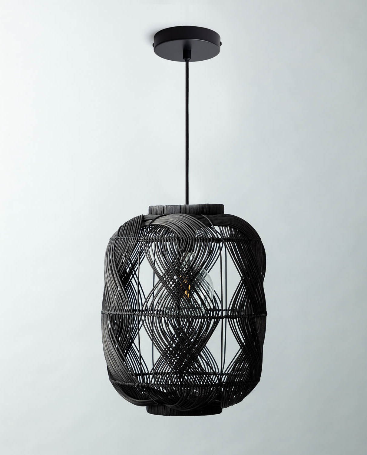 Lámpara de Techo de Ratán Ø35 Hopp, imagen de galería 1