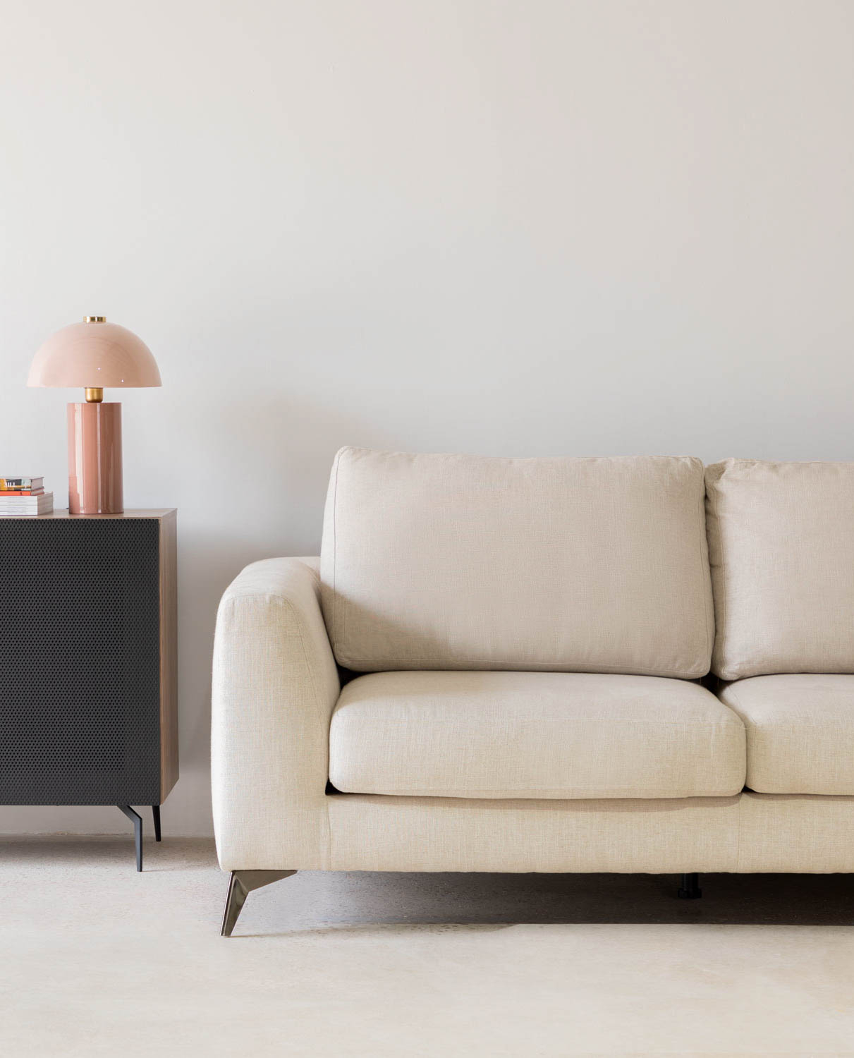 Sofá Chaise Longue Derecha 4 Plazas de Lino Carler, imagen de galería 2