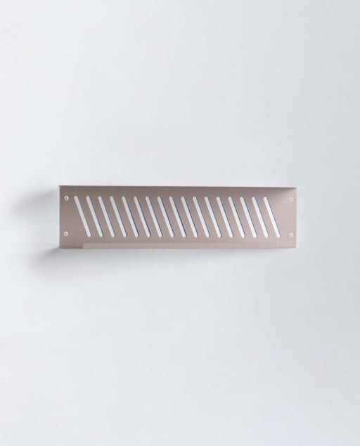 Estante de Pared de Metal Bulnes - Marrón Clay