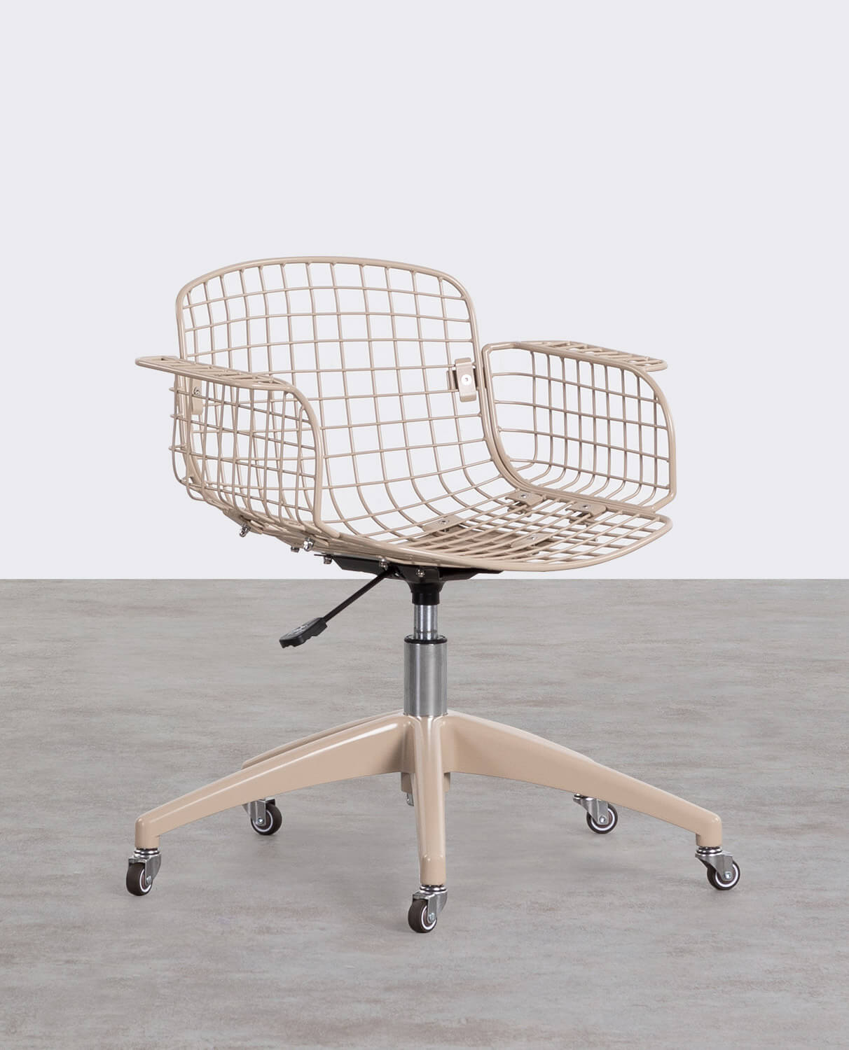 Silla de Escritorio Vintage con Respaldo Bajo de Metal Aras, imagen de galería 1