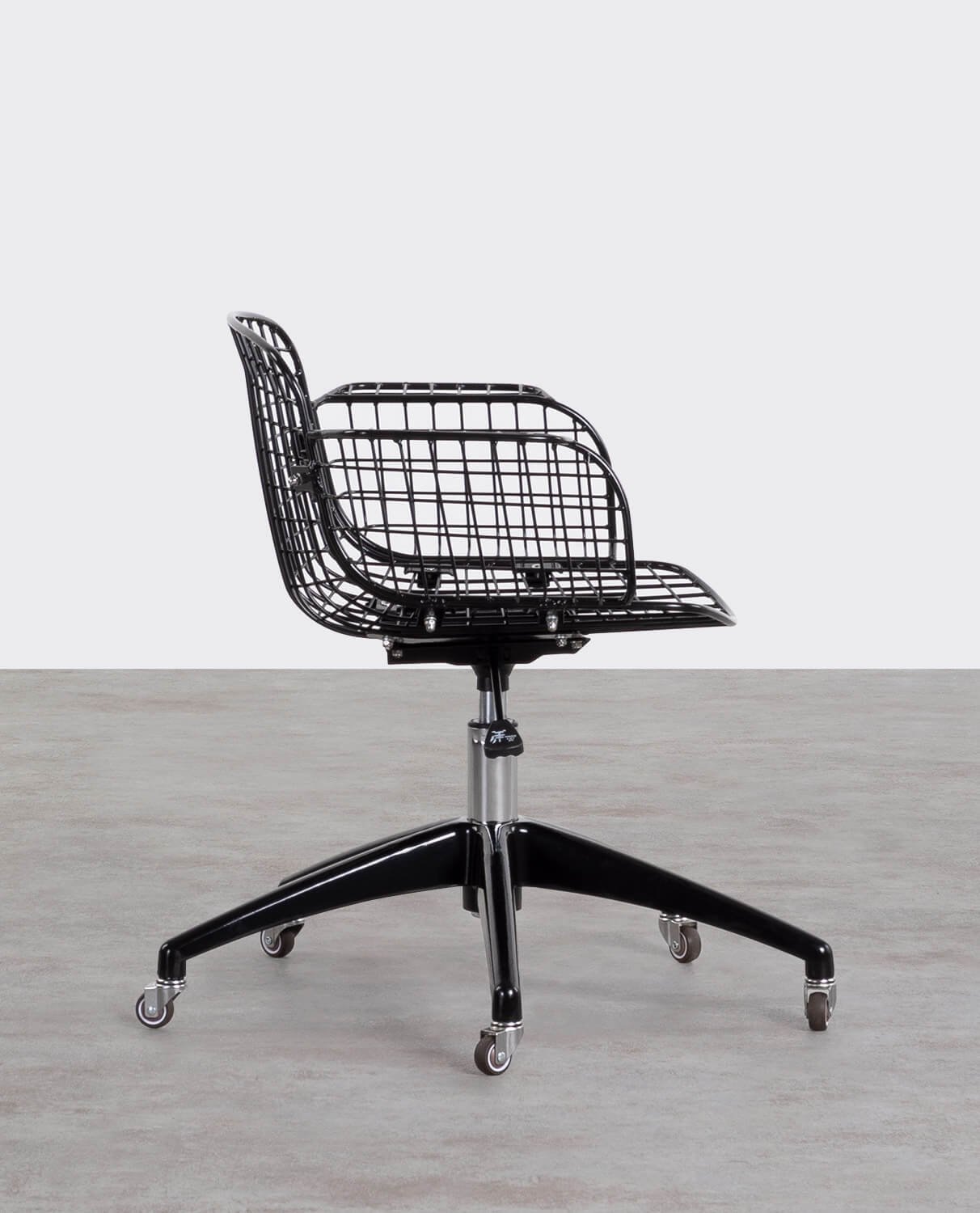 Silla de Escritorio Vintage con Respaldo Bajo de Metal Aras, imagen de galería 2