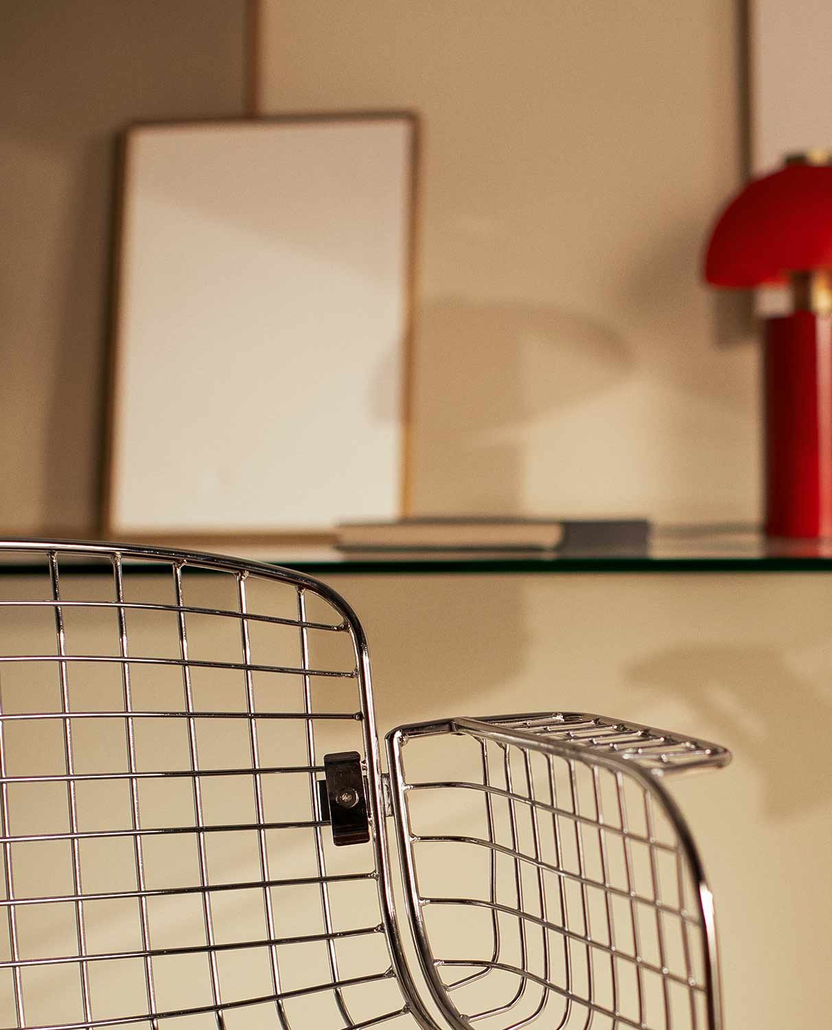 Silla de Escritorio Vintage con Respaldo Bajo de Metal Aras, imagen de galería 2