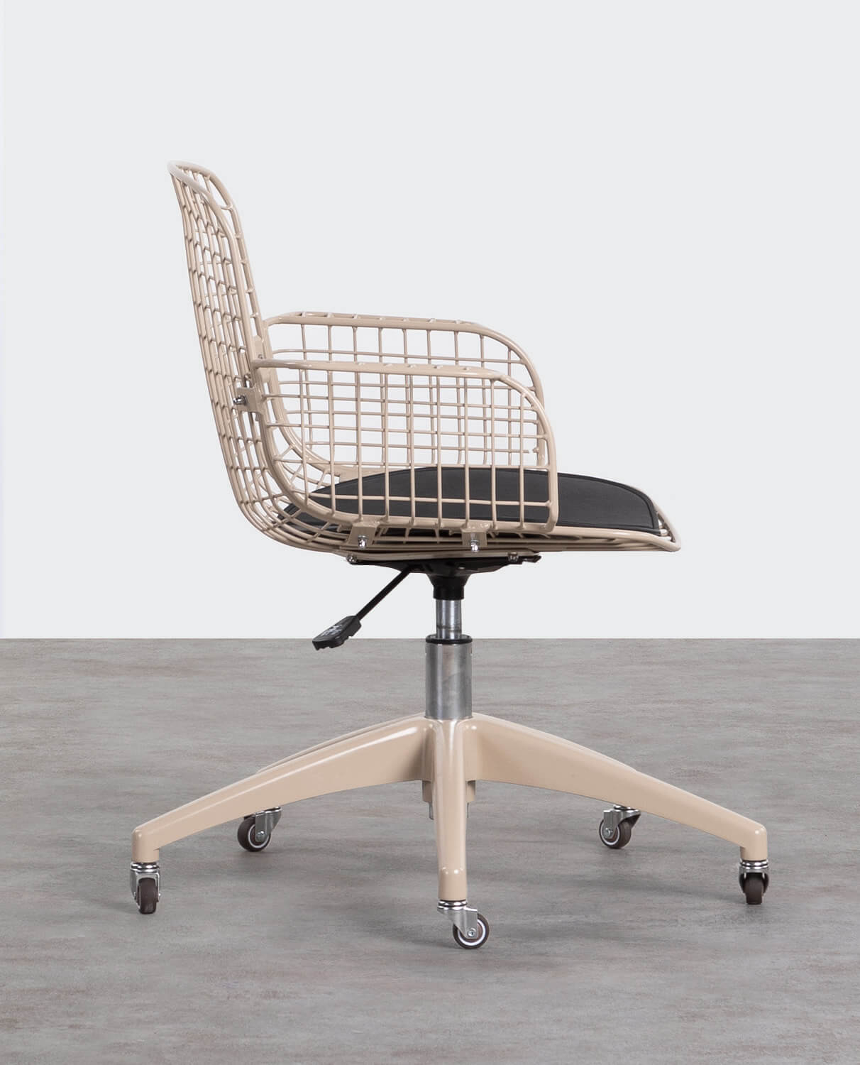 Silla de Escritorio Vintage con Respaldo Alto de Metal Aras, imagen de galería 2