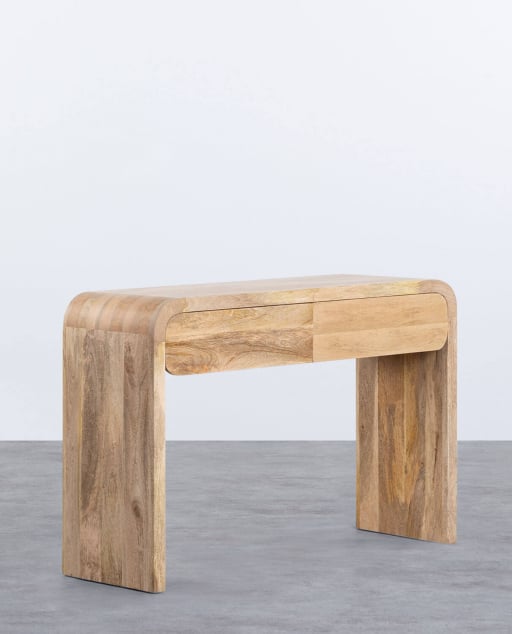 Consola con Dos Cajones de Madera de Mango (120x40 cm) Vanile