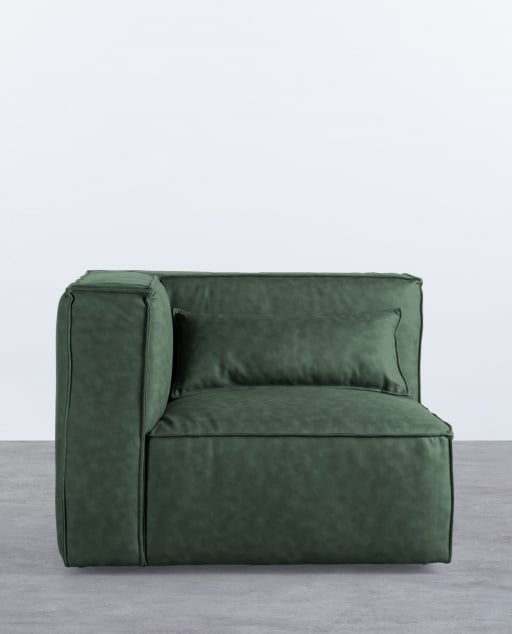 Módulo Sillón Esquinero derecho/izquierdo de Suede para Sofá Kilhe