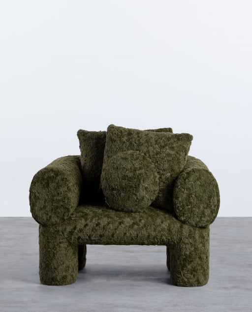 Sillón de Tela Sulli Furry