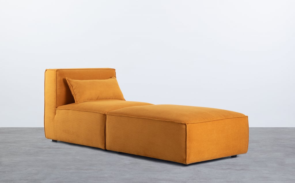 Sillón Modular con Puff de Pana Kilhe