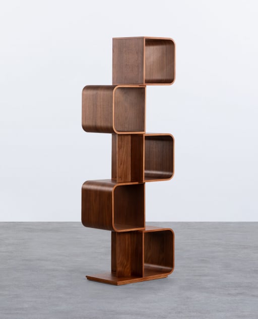 Estantería de Madera (167x53,5 cm) Xosi - Madera Oscura
