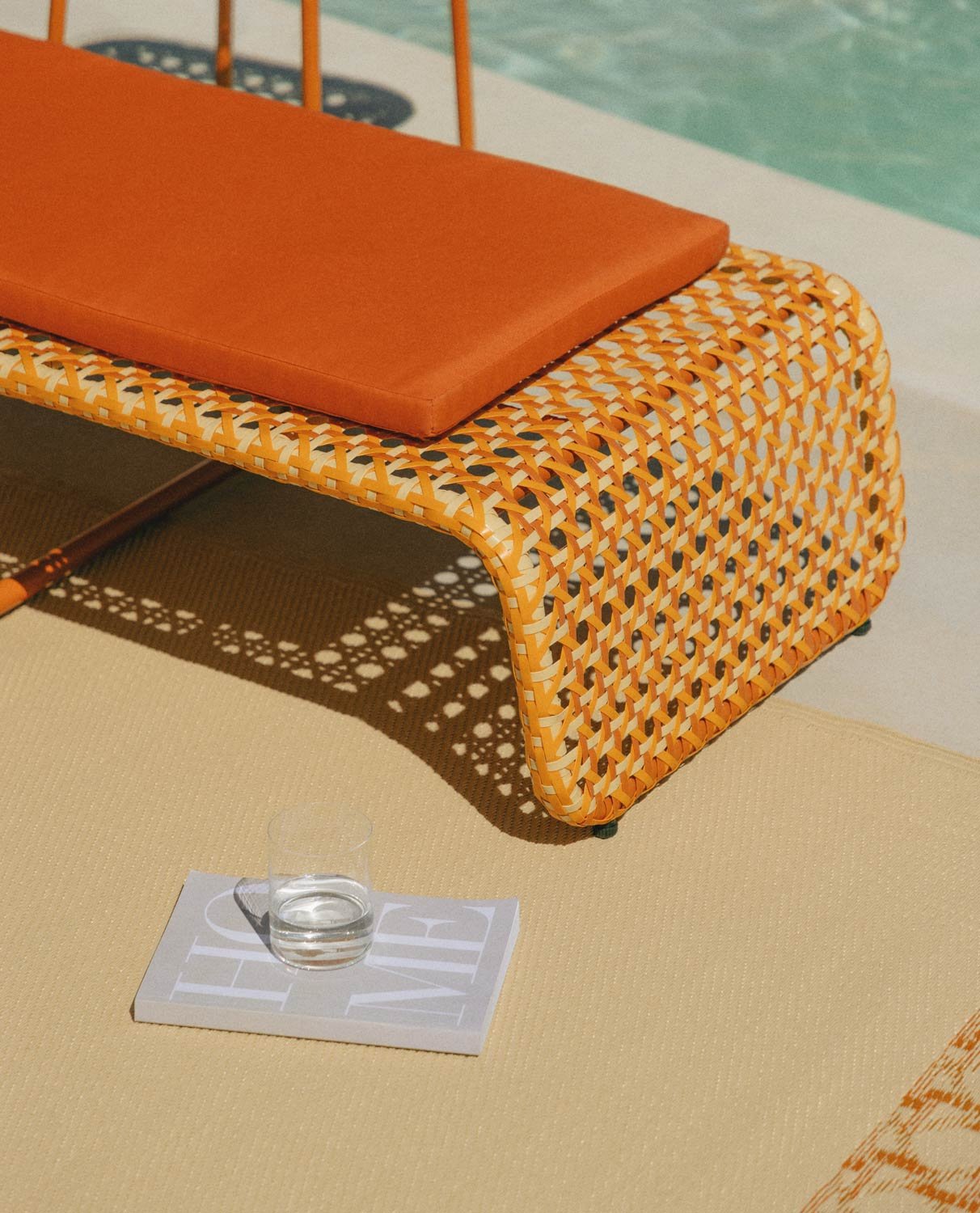 Tumbona Reclinable con Cojín de Aluminio y Ratán Sintético Roys, imagen de galer&iacute;a 2