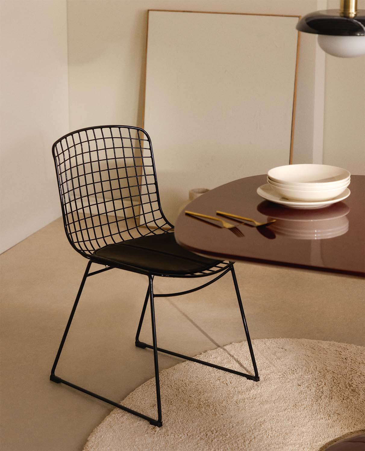 Silla de Comedor de Metal Respaldo Alto Aras , imagen de galería 2