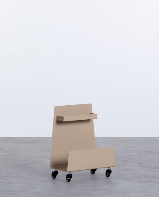 Carrito Auxiliar con Estante de Metal Izan