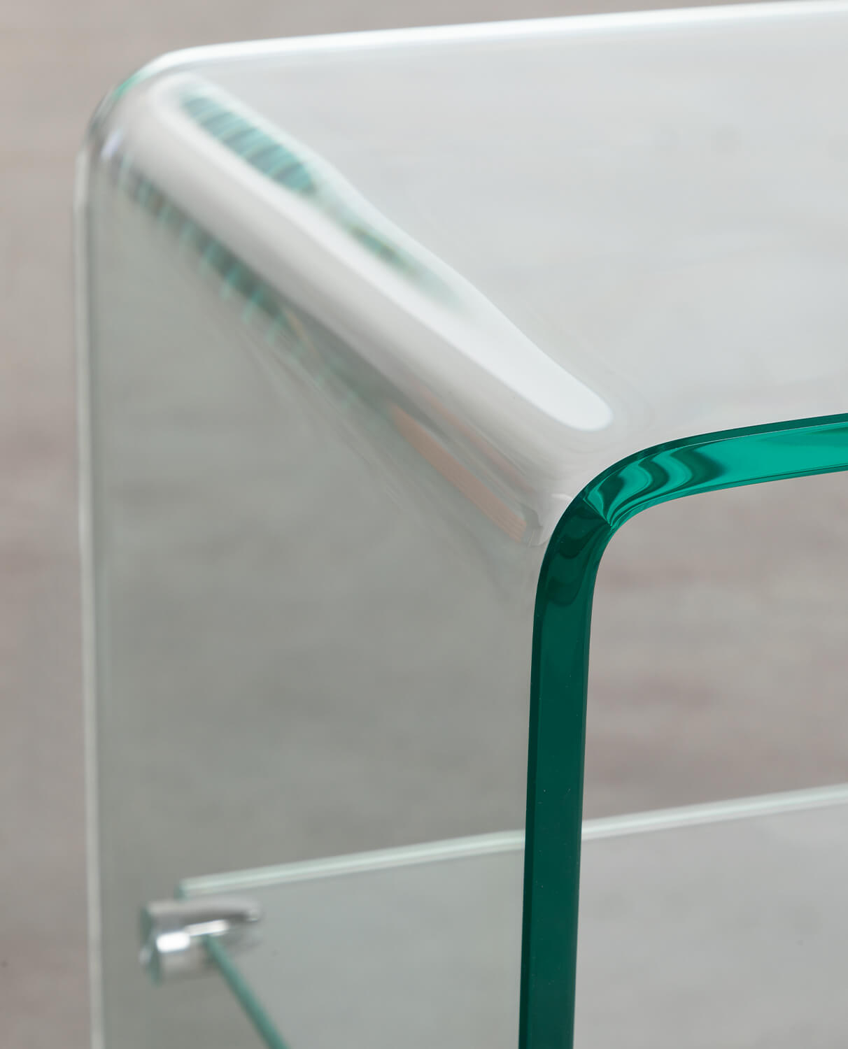 Mesa Auxiliar Rectangular de Cristal Templado (47x36 cm) Endil, imagen de galería 7