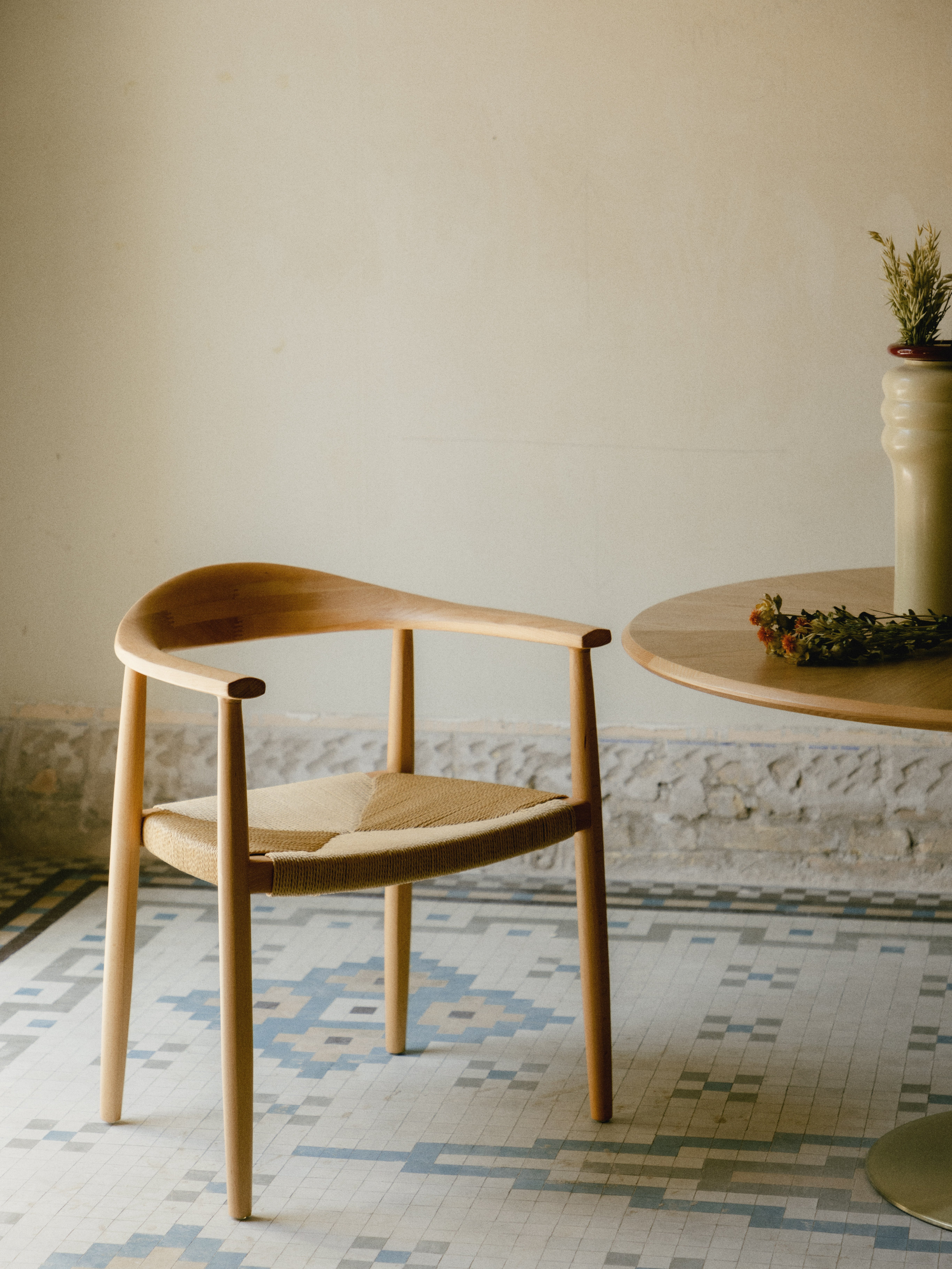 Silla de Comedor de Madera y Cuerda Vilno, imagen de galería 2