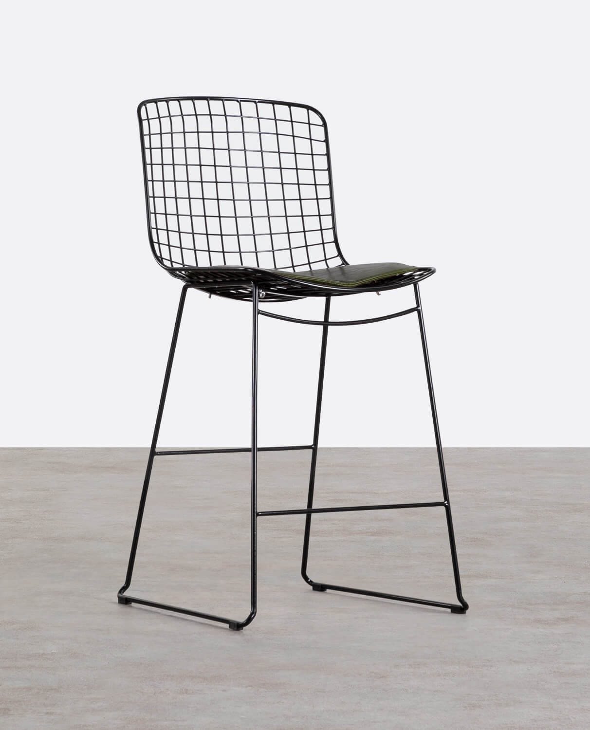 Taburete Alto de Metal (66 cm) Respaldo Alto Aras , imagen de galería 1