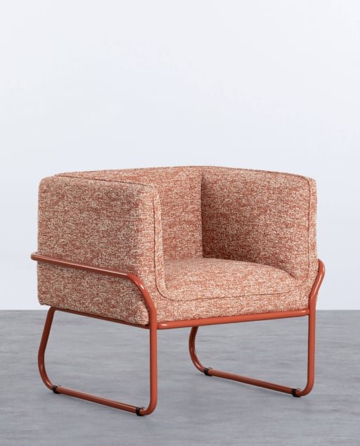Sillón de Tela y Metal Marcellus  