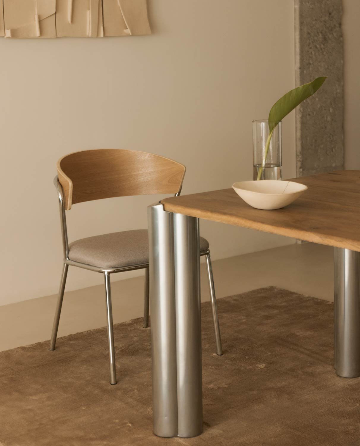 Silla de Comedor de Madera y Metal Arua, imagen de galería 2