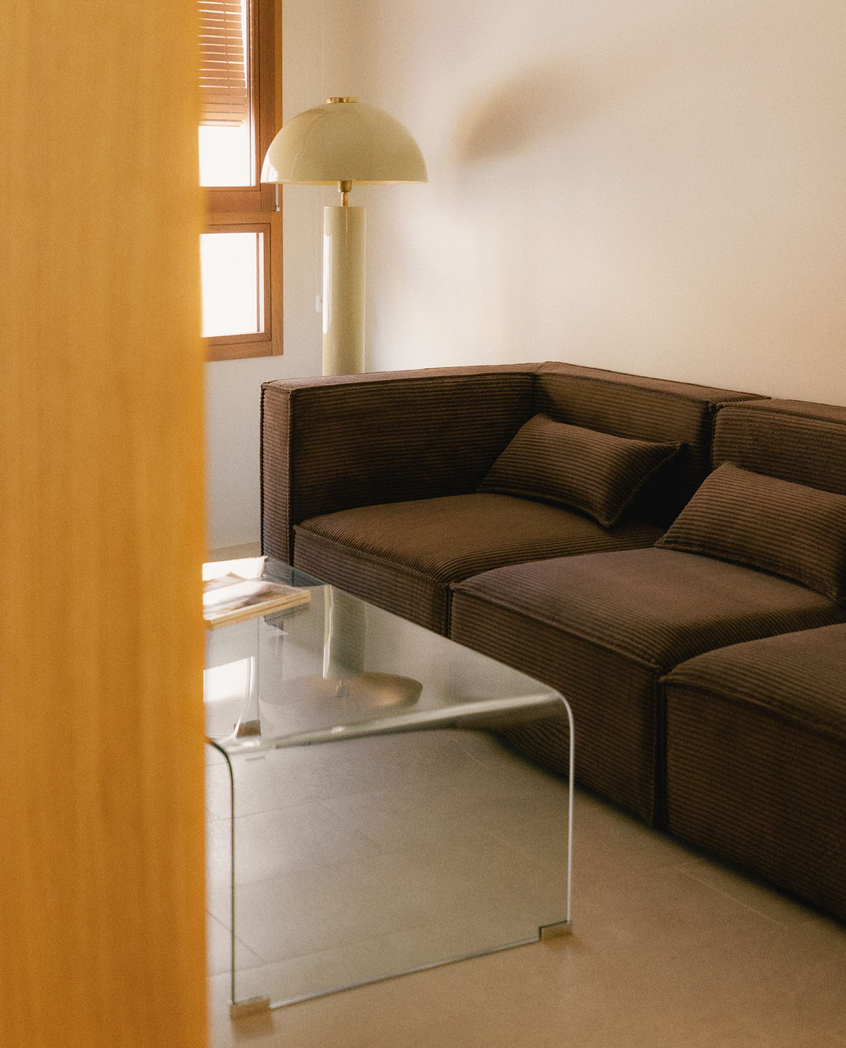 Sofá Modular de 3 Piezas Esquinero con 2 Sillones de Pana Gruesa Kilhe, imagen de galería 2