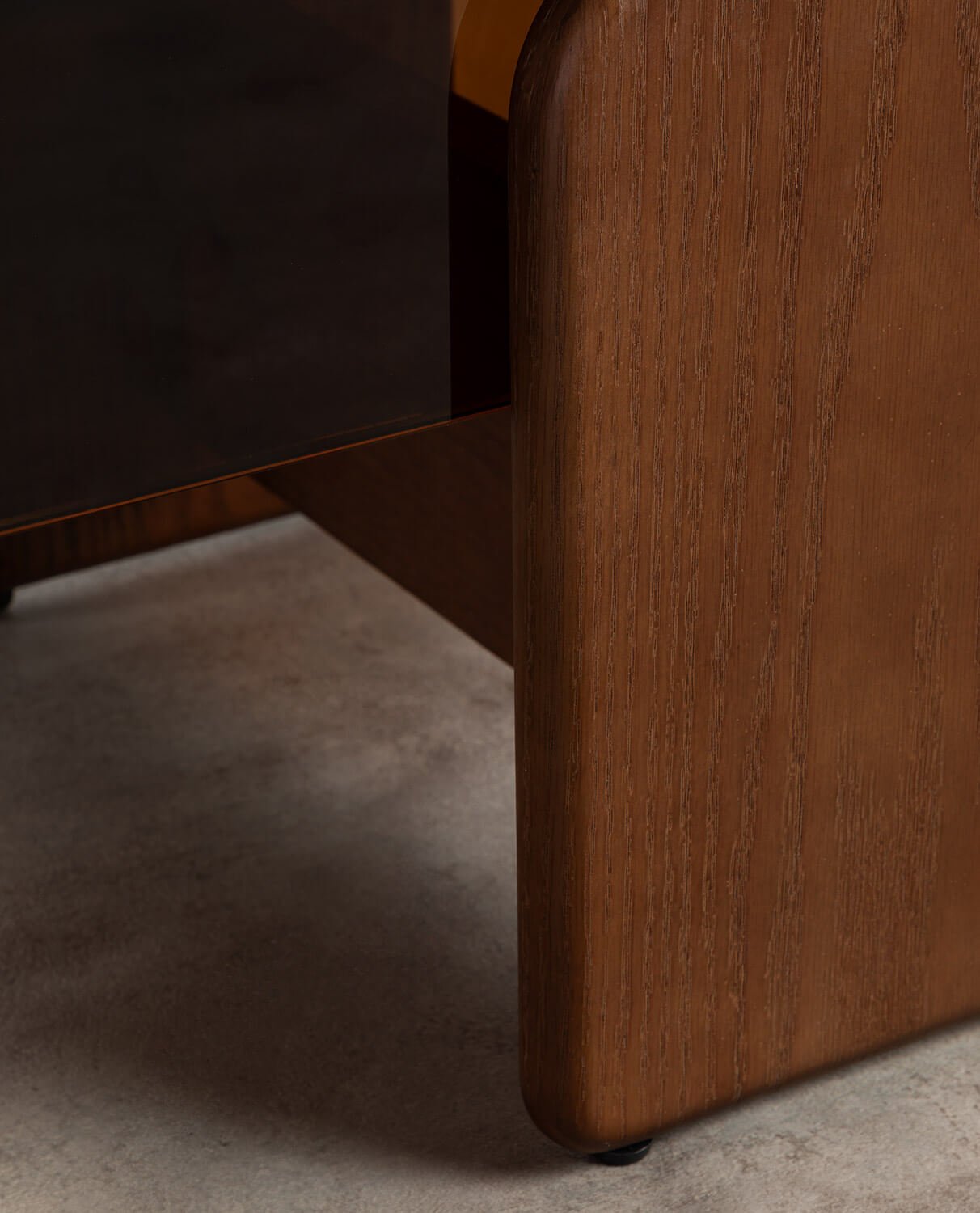 Mueble de Tv de Cristal Curvado y Madera Clery, imagen de galería 7