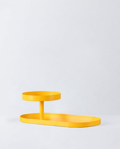 Bandeja Decorativa de Metal Haru