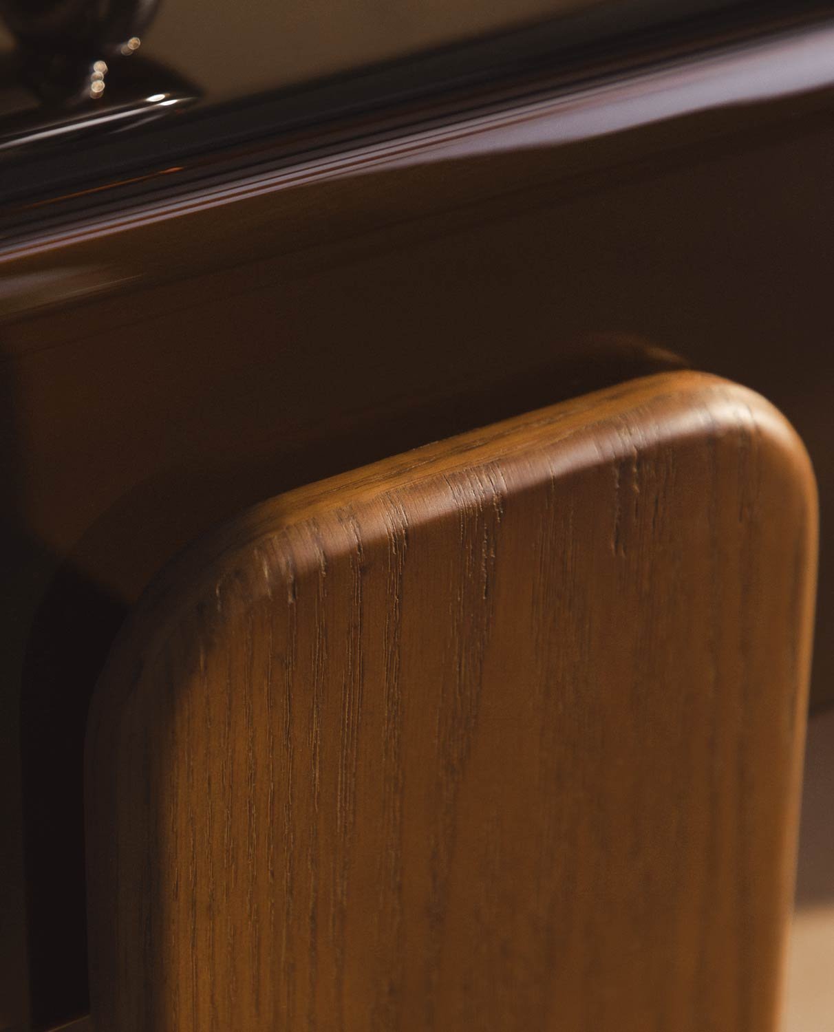 Mueble de Tv de Cristal Curvado y Madera Clery, imagen de galería 6