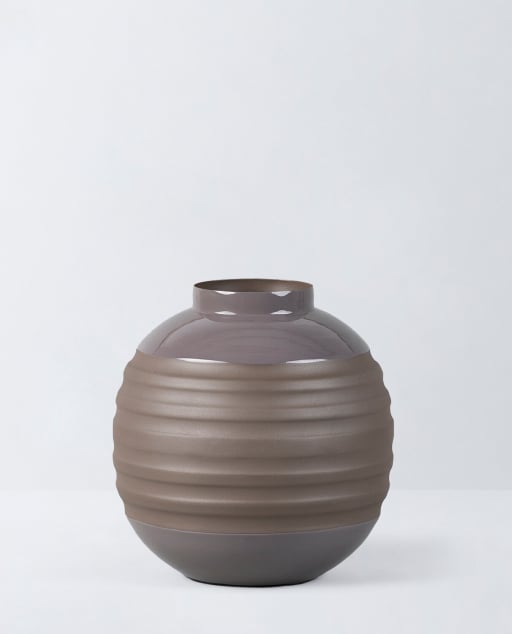 Jarrón de Metal (Ø26 cm) Miraxel