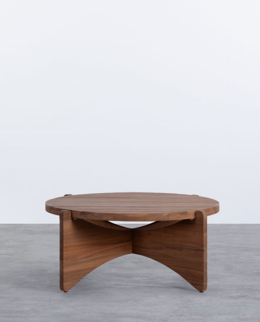 Mesa de Centro Redonda de Madera de Acacia (Ø80 cm) Lorent