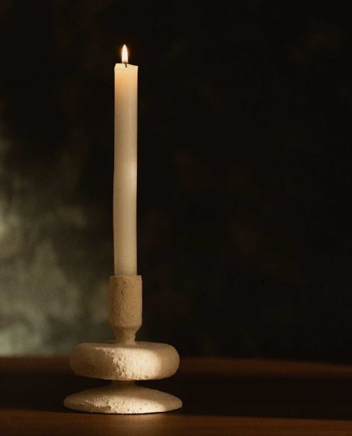 Candelabro de Metal (13,5 cm) Lucio