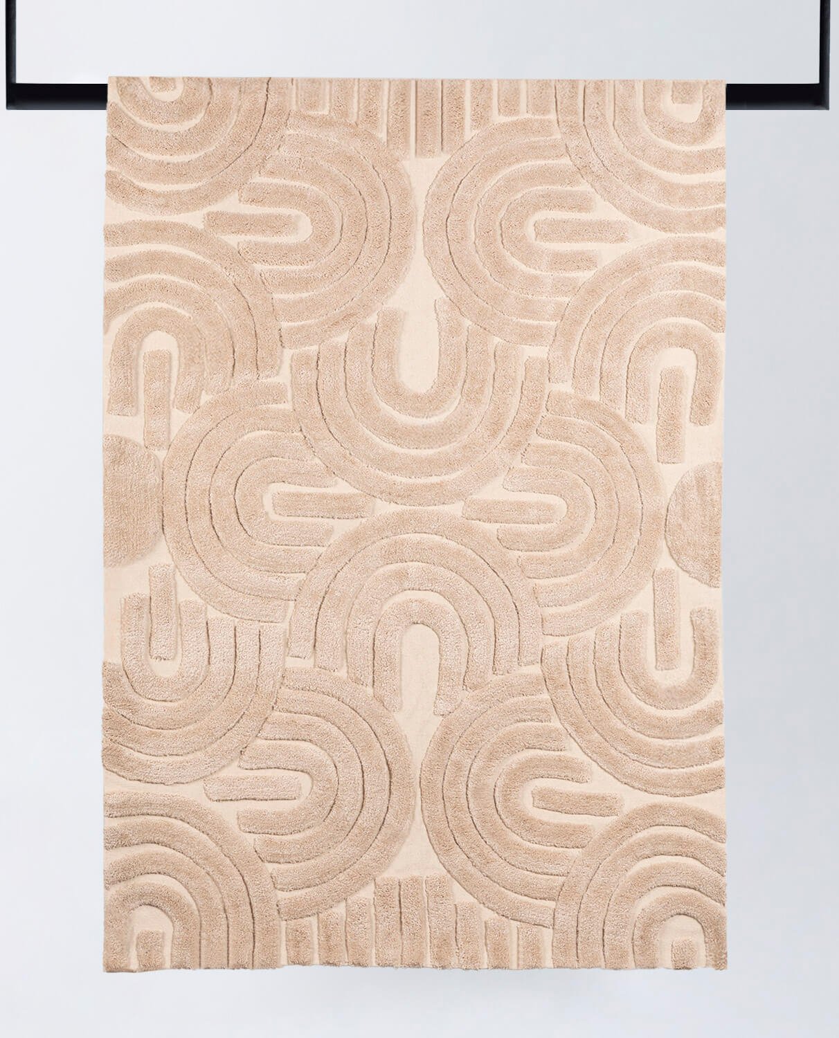 Alfombra Artesanal de Poliéster (236x165 cm) Zanas , imagen de galería 1