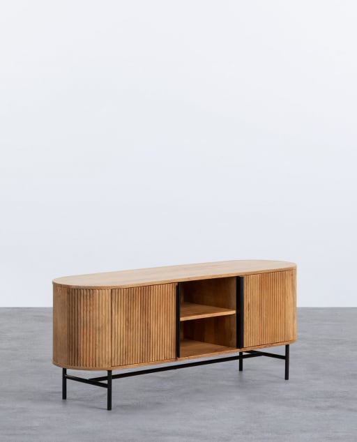 Mueble de TV 2 Puertas de Madera de Mango Viena