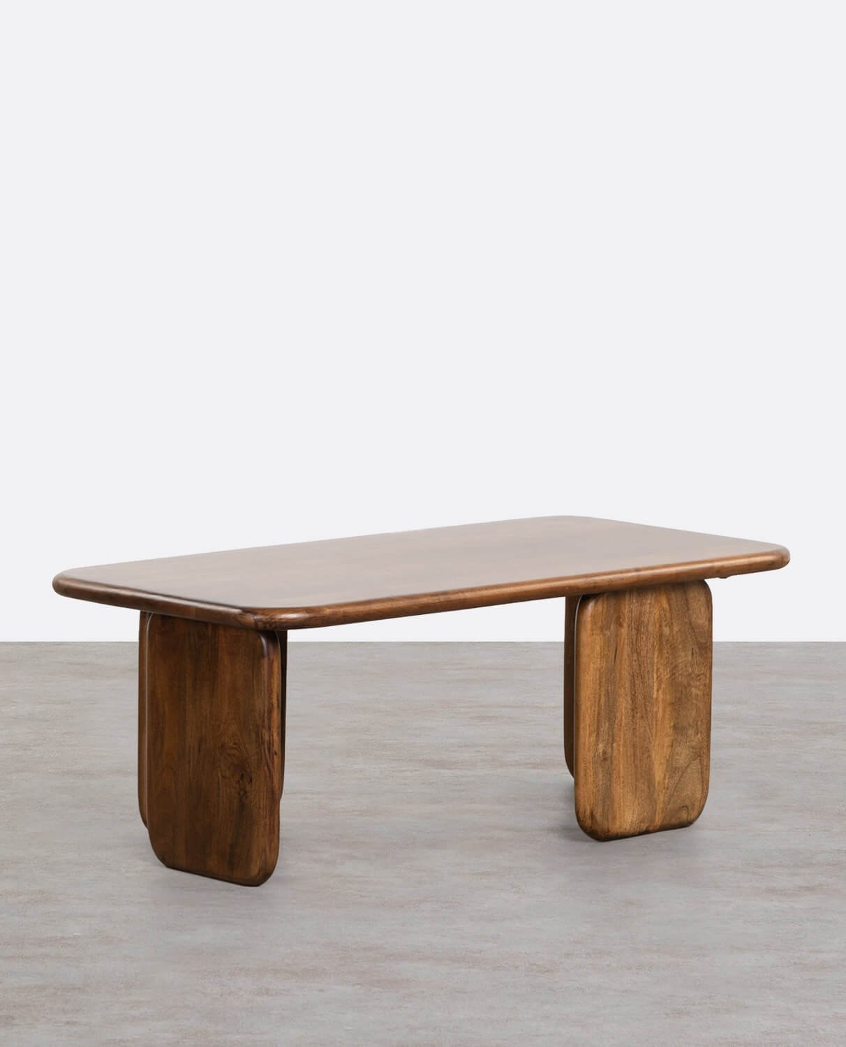 Mesa de Centro Rectangular de Madera de Mango (120X60 cm) Eliez, imagen de galería 1