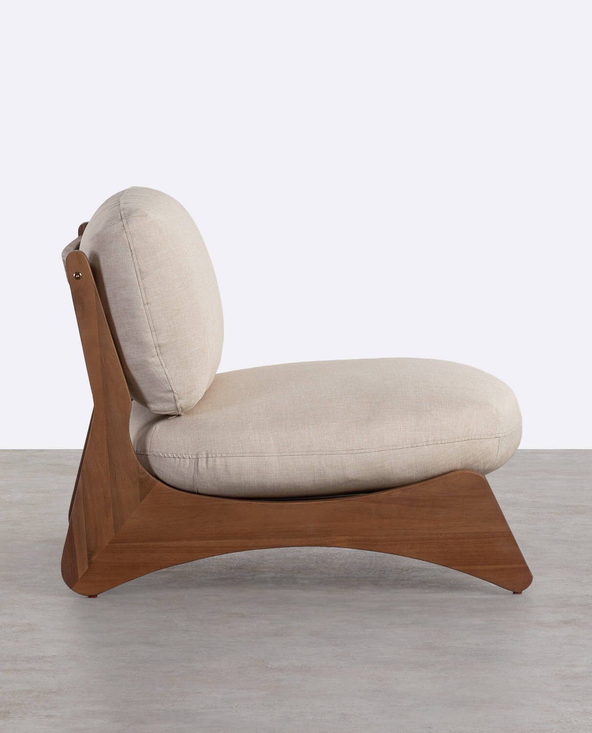 Pack 2 Sillones de Jardín de Madera de Acacia con Cojines de Tela Lorent, imagen de galería 2