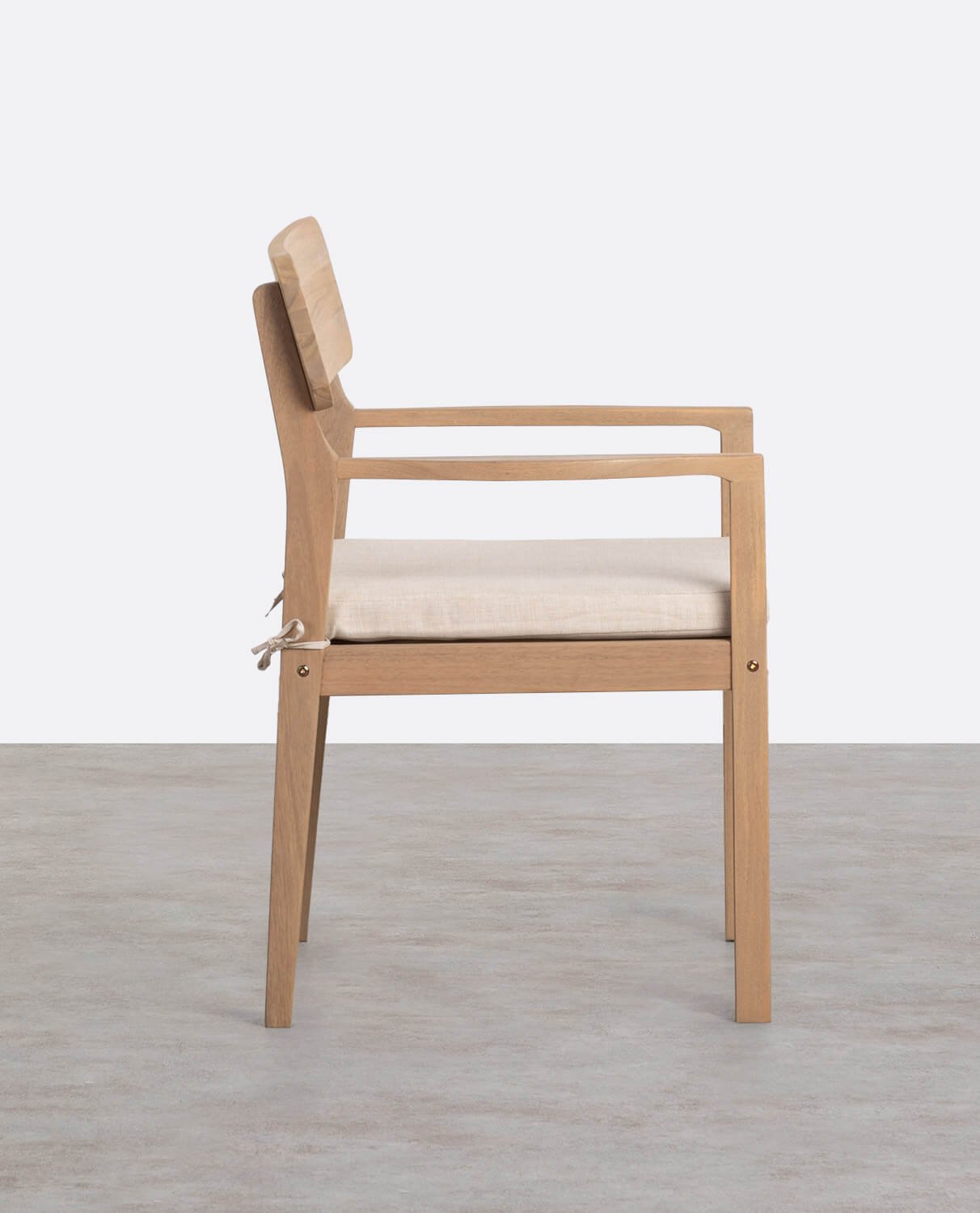 Pack 2 Sillas de Jardín con Reposabrazos de Madera de Acacia Marla, imagen de galería 2