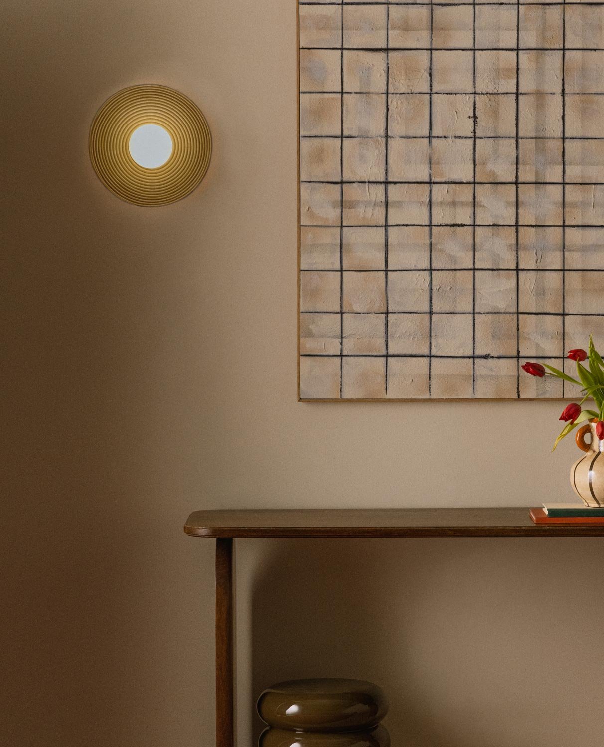 Aplique de Pared de Ratán Fleurs, imagen de galería 2