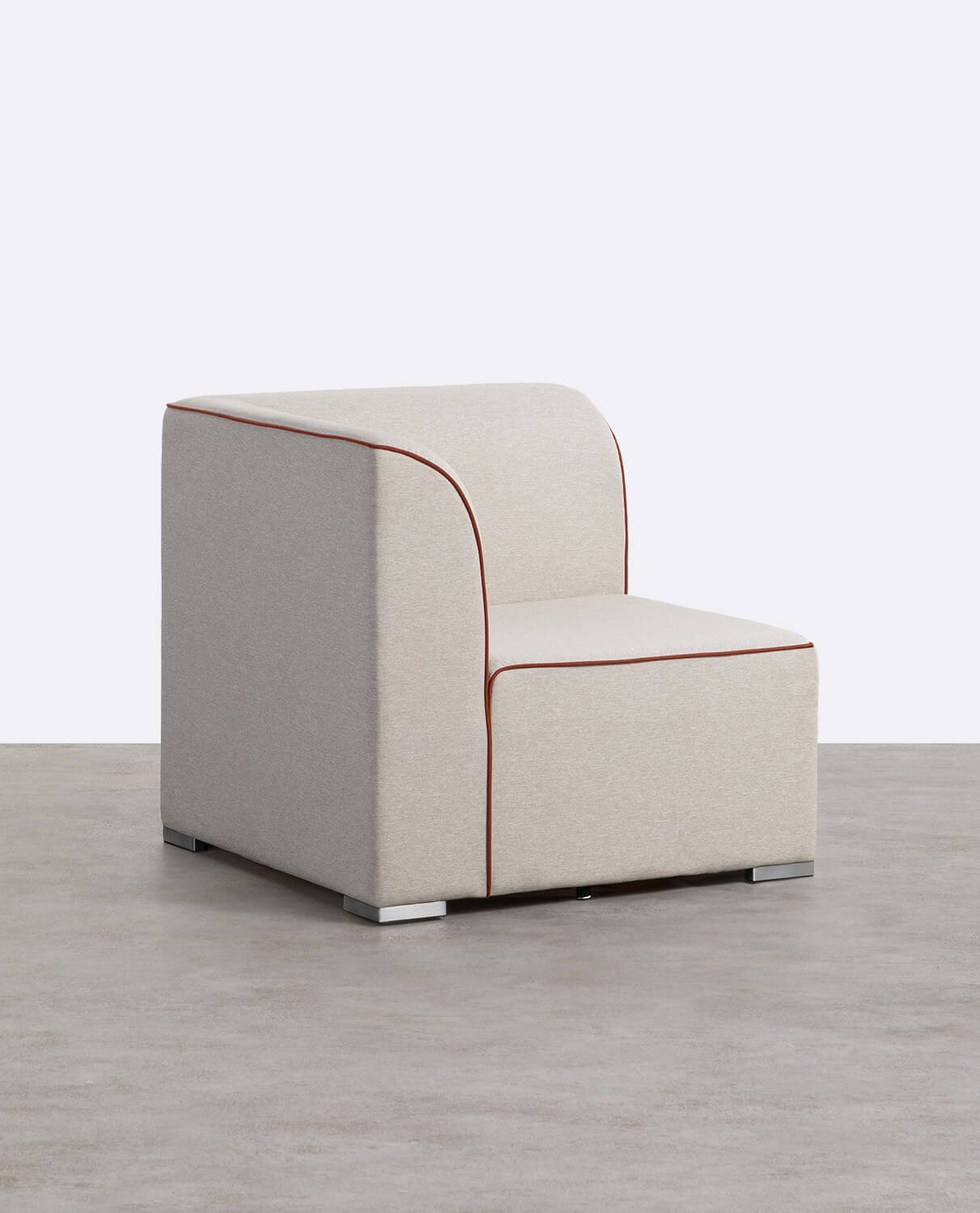 Módulo Sillón Esquinero de Jardín para Sofá de Tela Lagos, imagen de galería 1