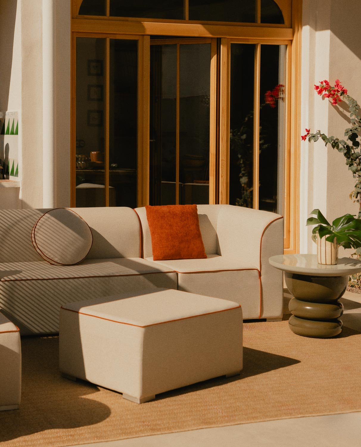 Módulo Sillón Esquinero de Jardín para Sofá de Tela Lagos, imagen de galería 2