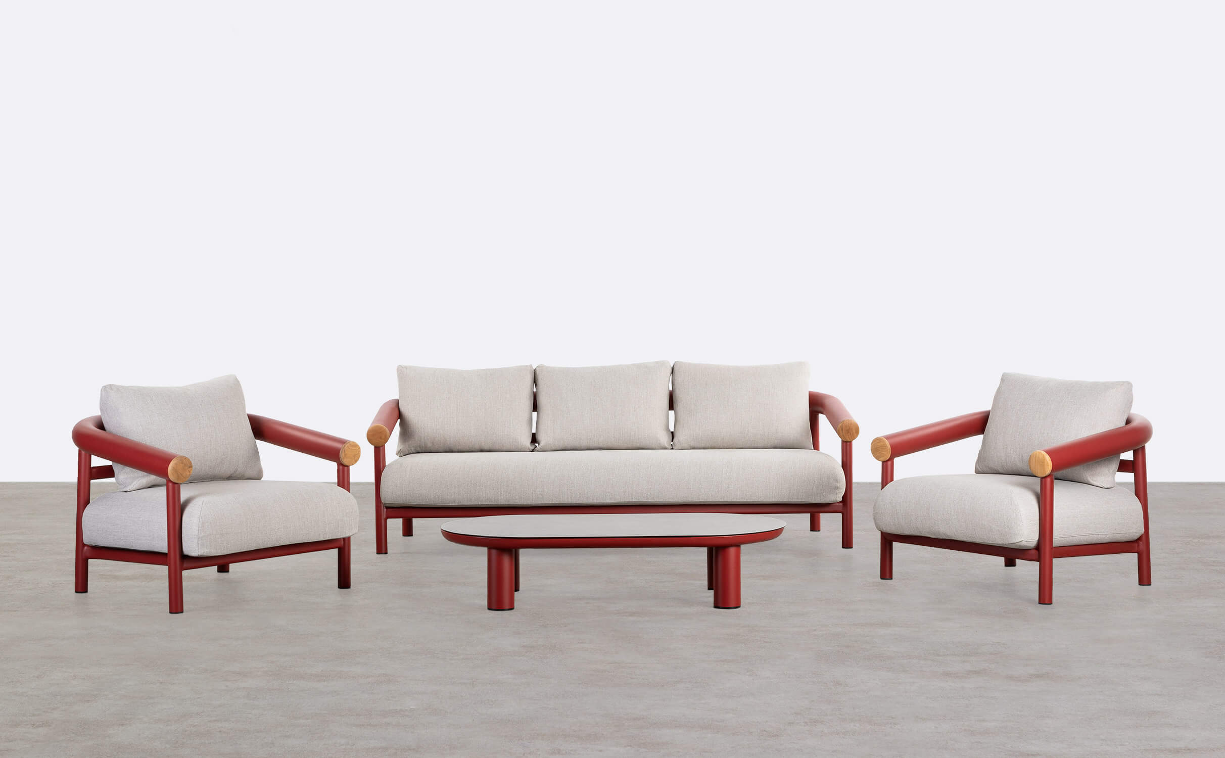Set de Jardín de Aluminio con Cojines Cheryl , imagen de galería 1