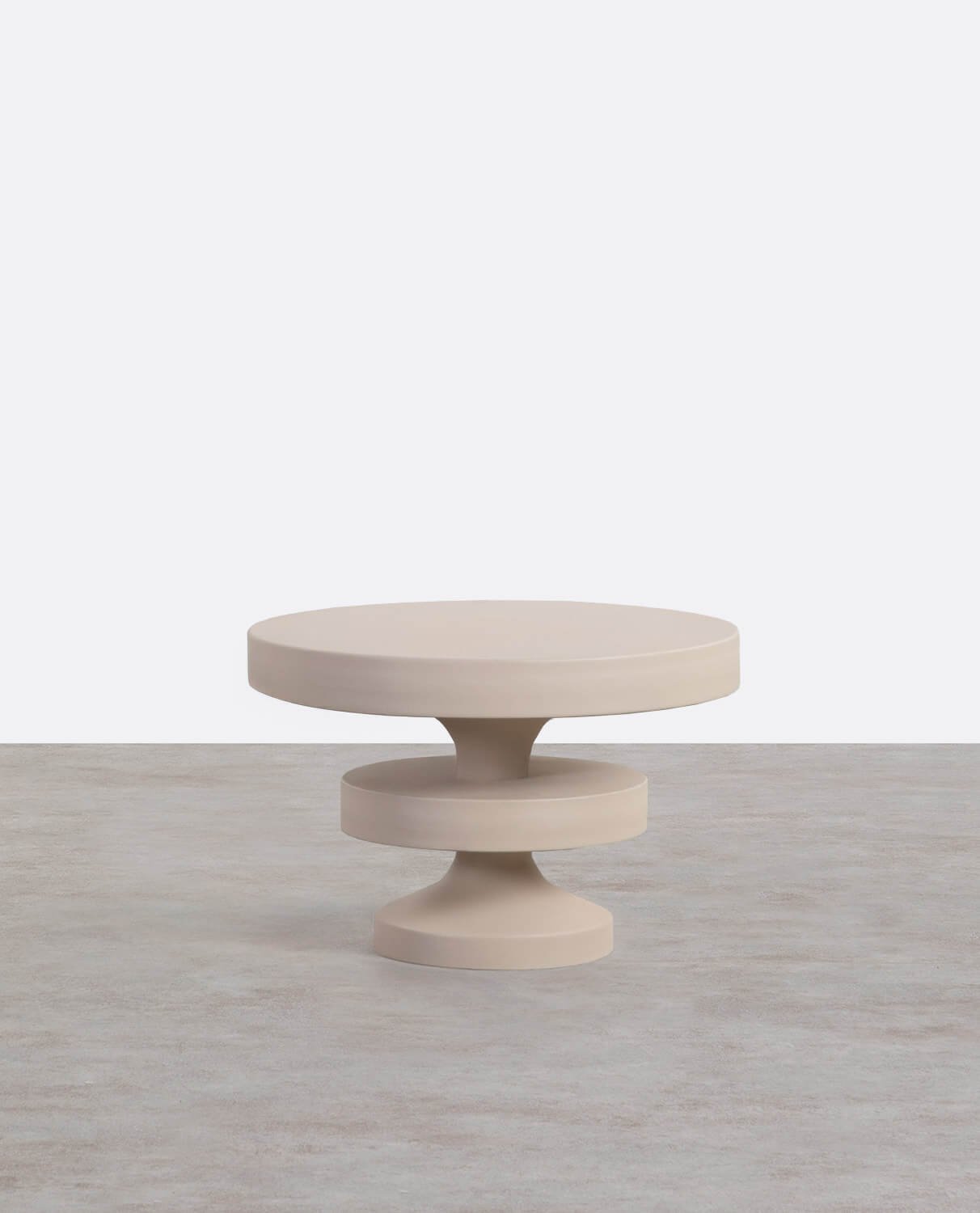 Mesa de Centro Redonda de Metal (Ø66 cm) Ameri, imagen de galería 1
