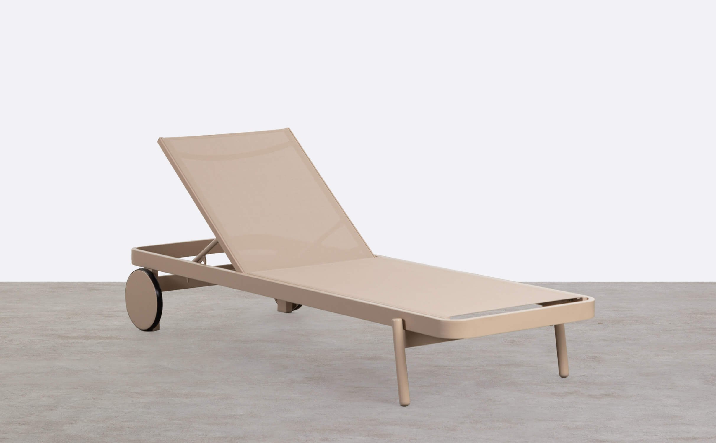 Tumbona Reclinable de Aluminio y Tela Celina, imagen de galería 1