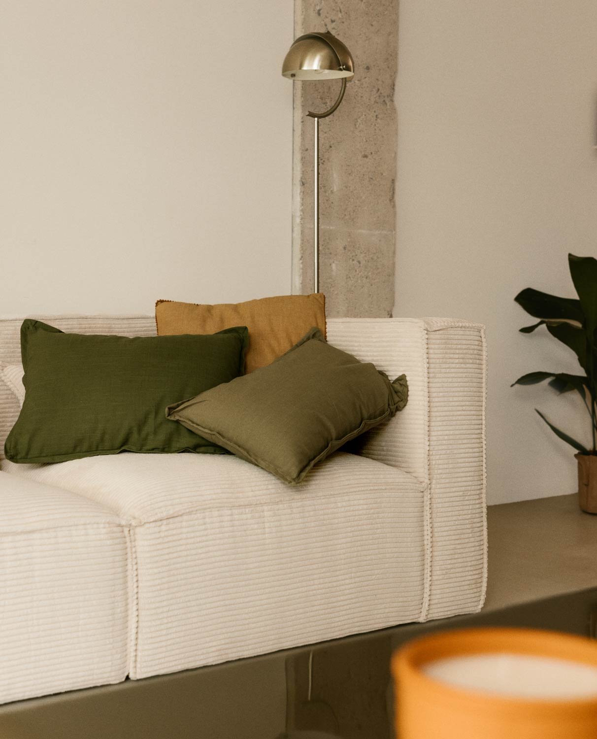 Módulo Sillón Esquinero para Sofá de Pana Gruesa Kilhe, imagen de galería 2