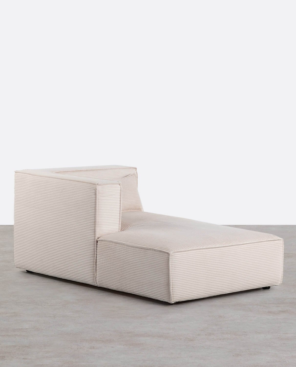 Módulo Chaise longue Izquierdo para Sofá de Pana Gruesa Kilhe, imagen de galería 1